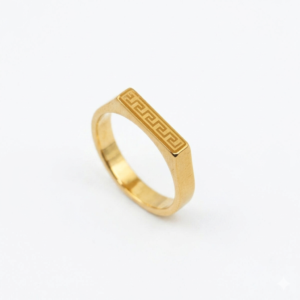 versace ring gold